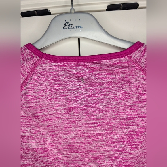 Danskin Now Womens Small (4-6) Fitted Long Sleeve Active Top Pink - Picture 3 of 8